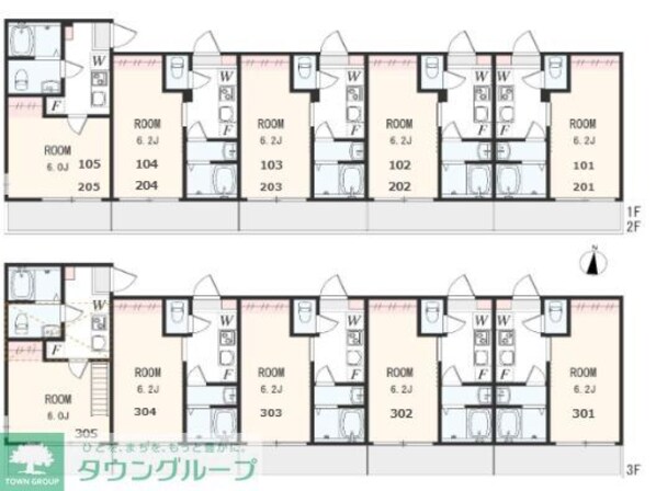 アザーレ・パッシオ中央林間の物件間取画像
